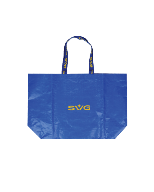 SVG Blue Carrier Bag