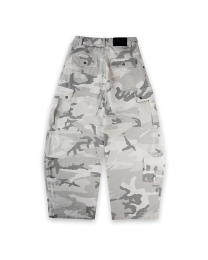 SVG Camo White Cargo Pants
