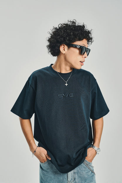 Embroidery Victory NavyBlue Tee