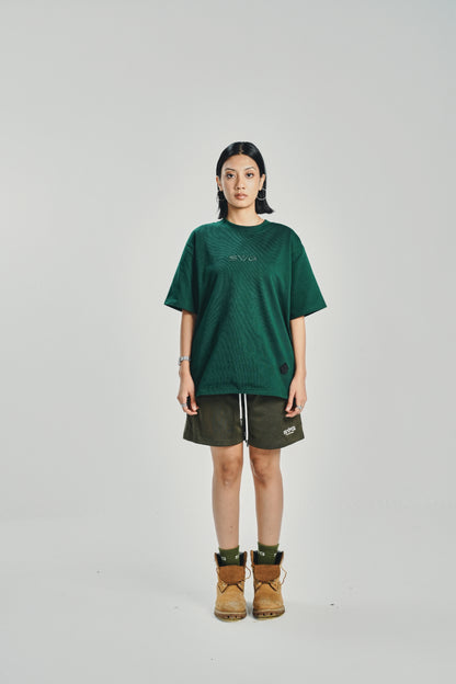 Embroidery Victory Green Tee