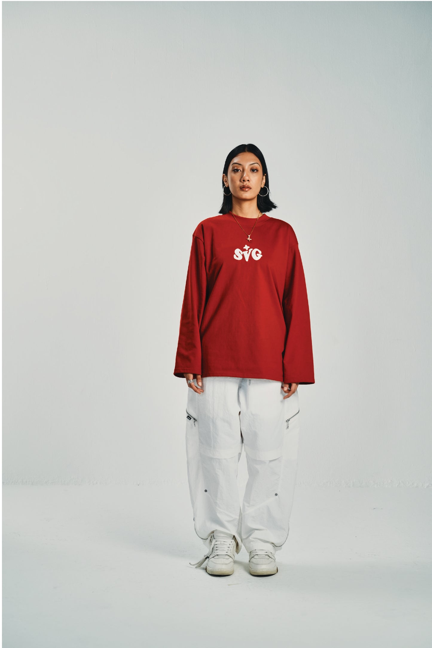 Need Money For SVG Maroon Longsleeve Tee