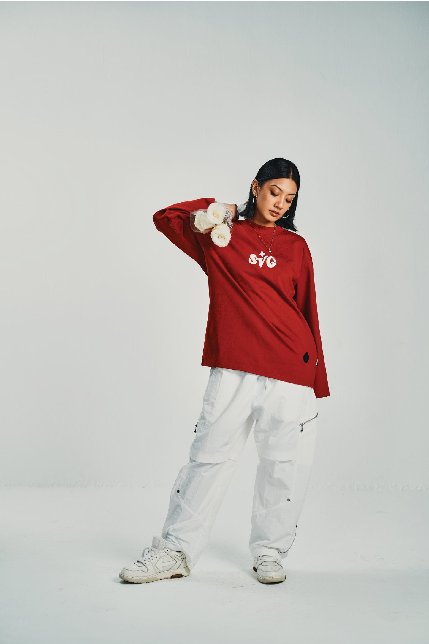 Need Money For SVG Maroon Longsleeve Tee