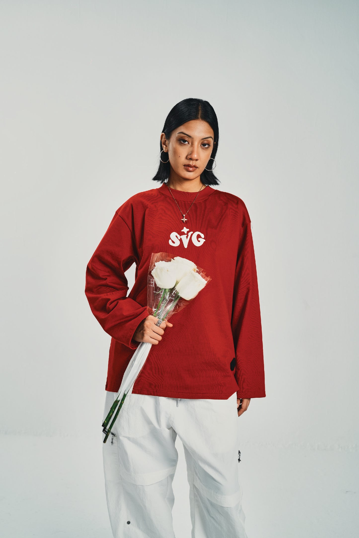 Need Money For SVG Maroon Longsleeve Tee