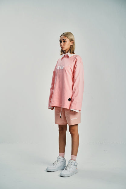 Cursive Pink Short