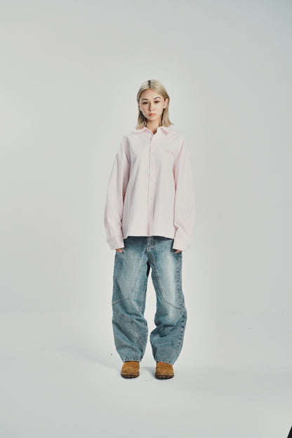 Spring Summer Pink Stripes Shirt