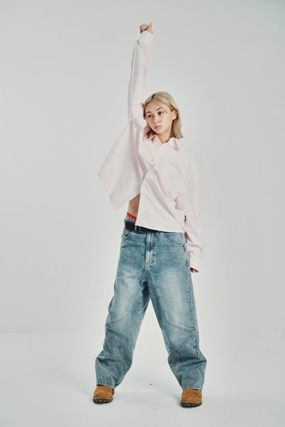 Spring Summer Pink Stripes Shirt