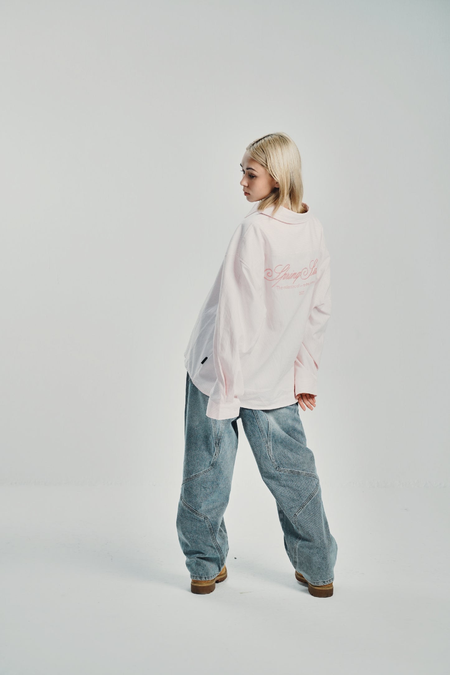 Spring Summer Pink Stripes Shirt