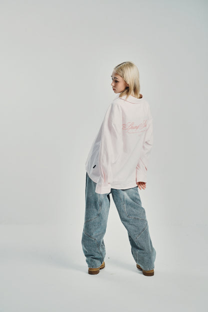 Spring Summer Pink Stripes Shirt