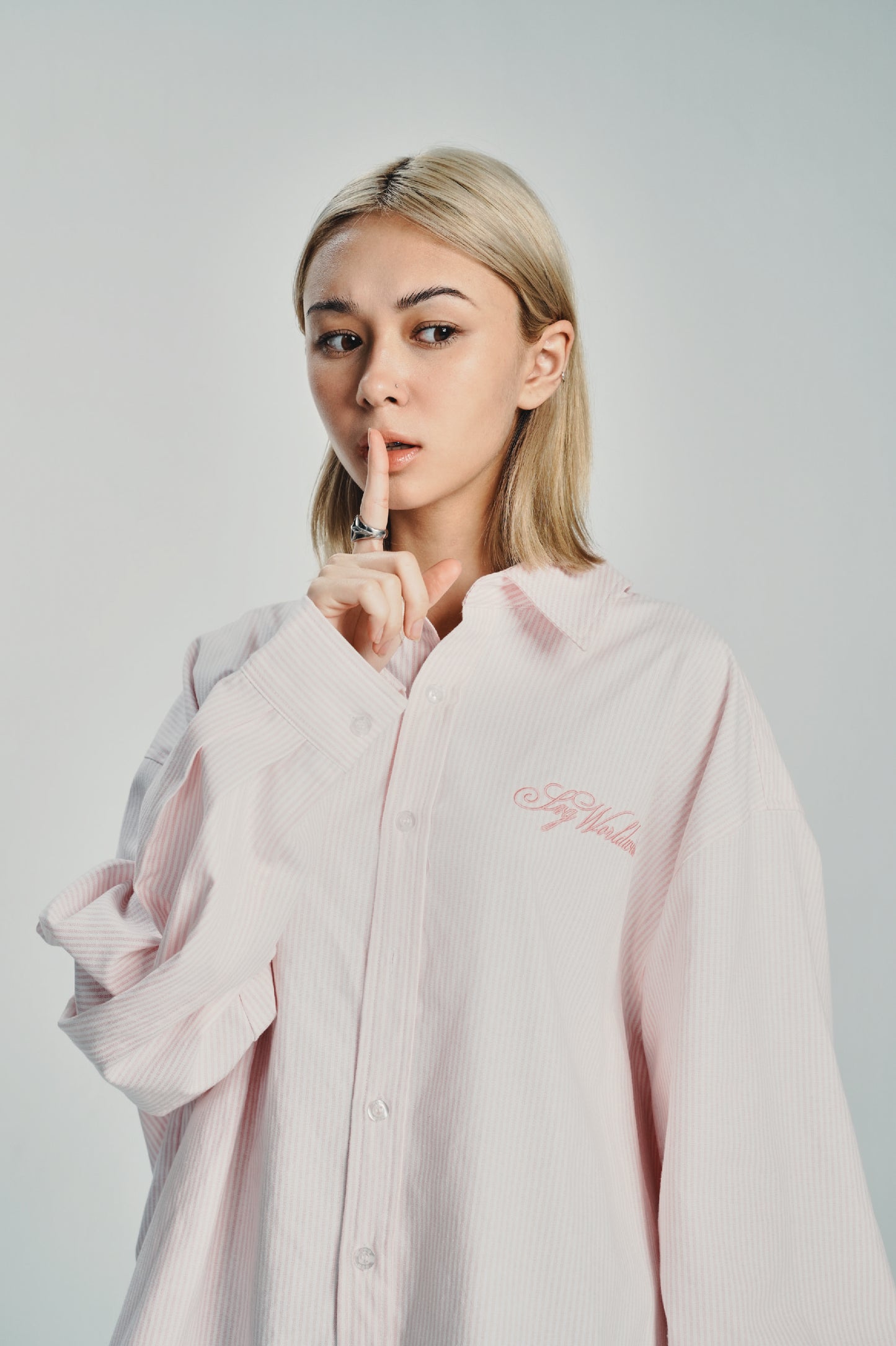 Spring Summer Pink Stripes Shirt