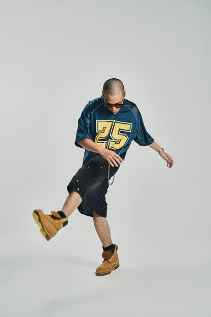 Summer Gamebreaker Navy Blue Mesh Jersey