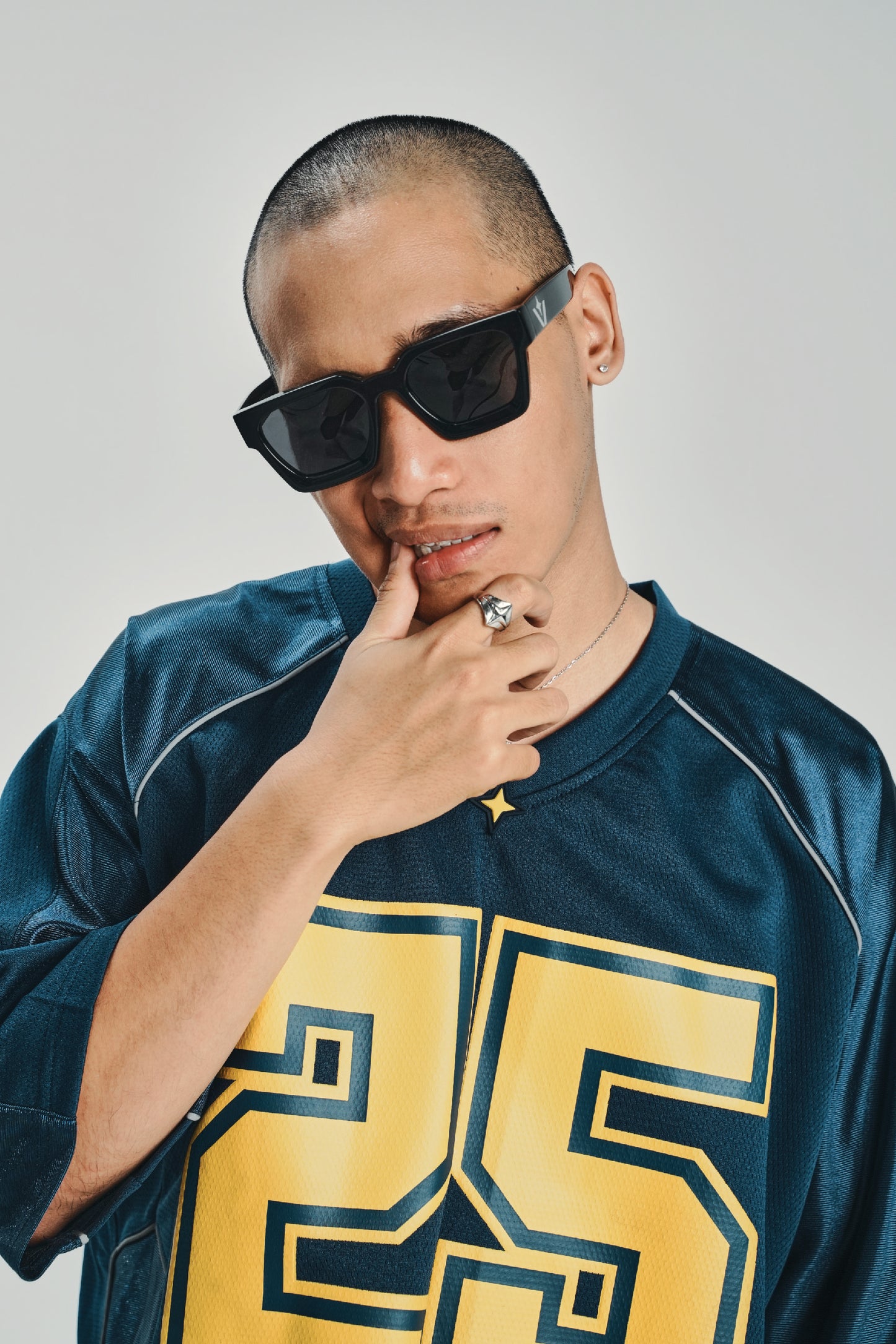 Summer Gamebreaker Navy Blue Mesh Jersey