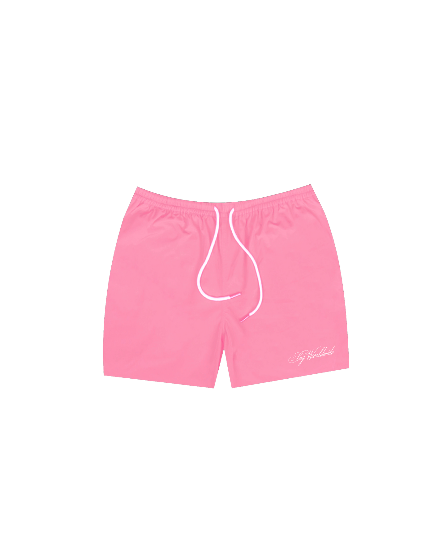 Cursive Pink Short