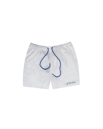 Cursive White Short