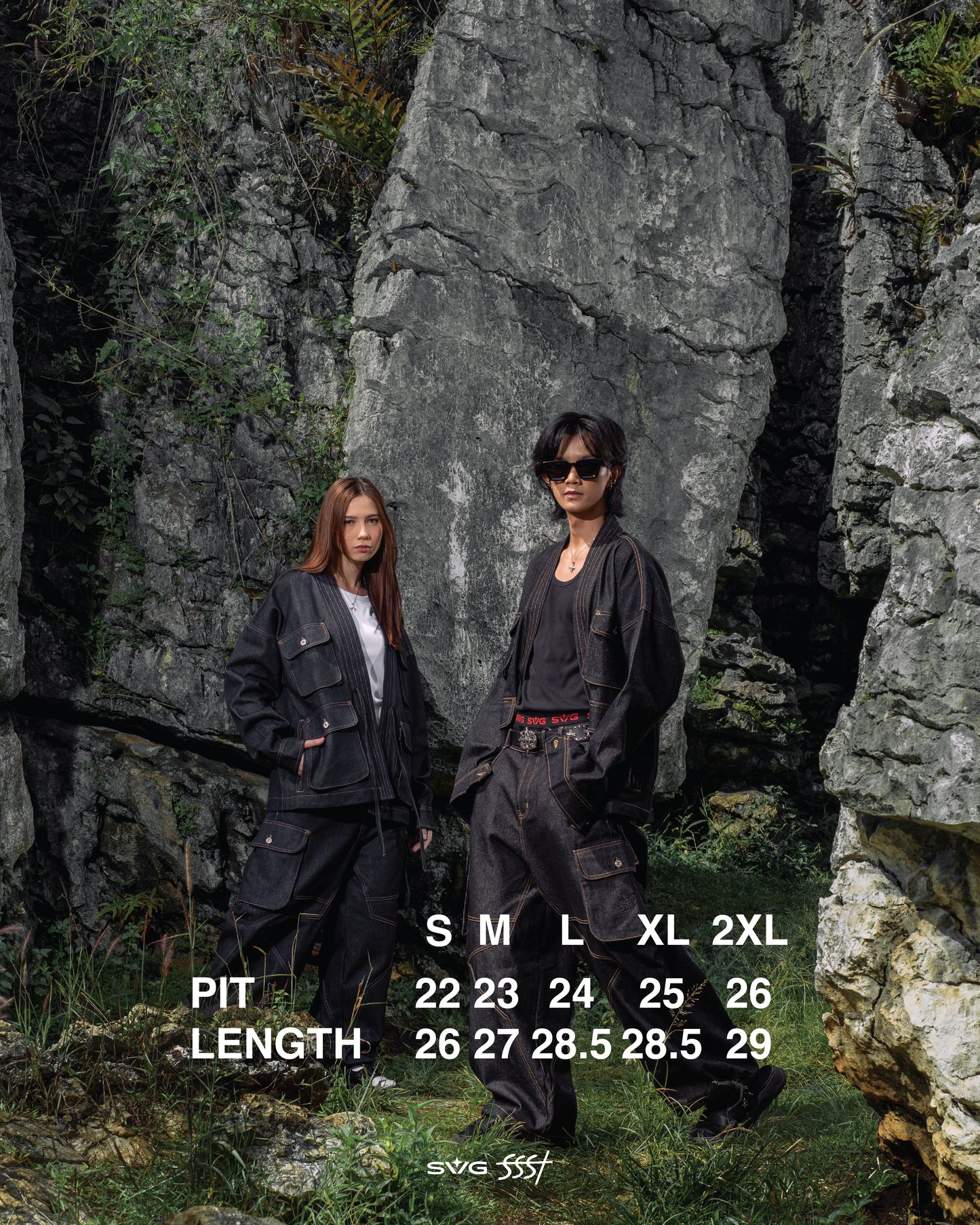 The Astral Furi Black Kimono Set