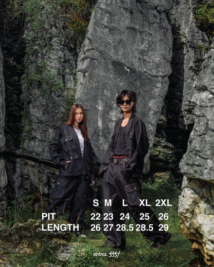 The Astral Furi Black Kimono Set